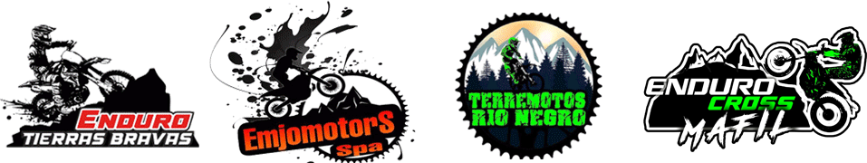 Logos de organizadores del campeonato enduro