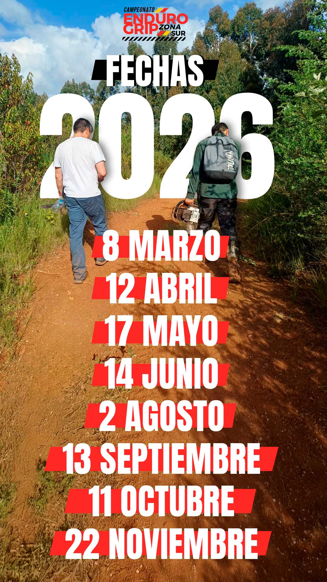 fechas 2026 Enduro GRIP